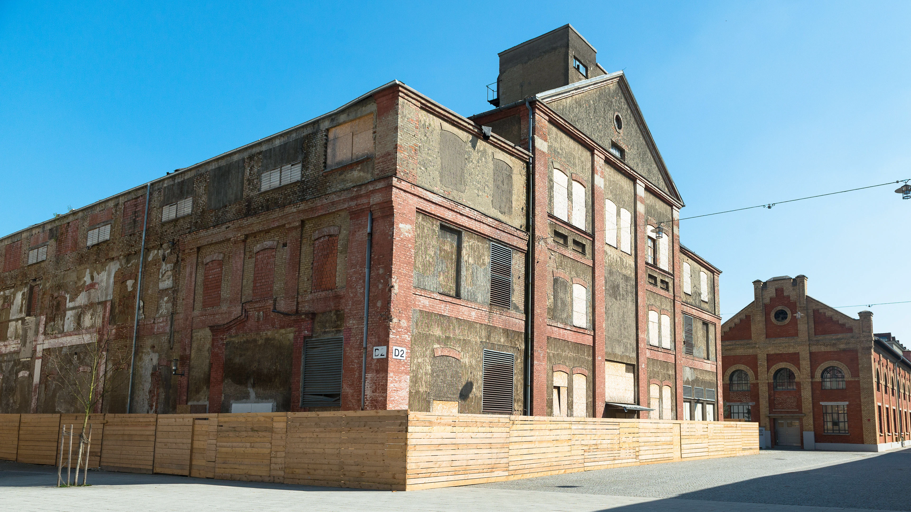 Basilika projection mapping installation in the former textile factory